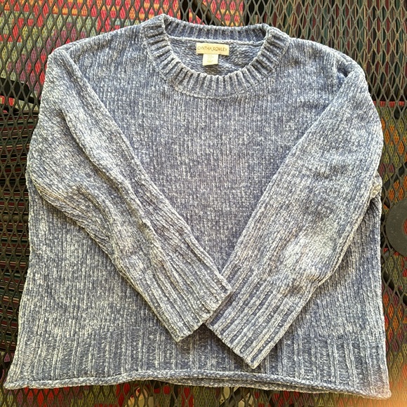 Cynthia Rowley Sweaters - Cynthia Rowley Chenille Sweater in ice blue, Medium